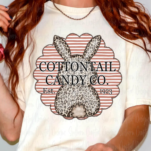 Cotton Tail Candy Co EST 1923 DTF Transfer Design