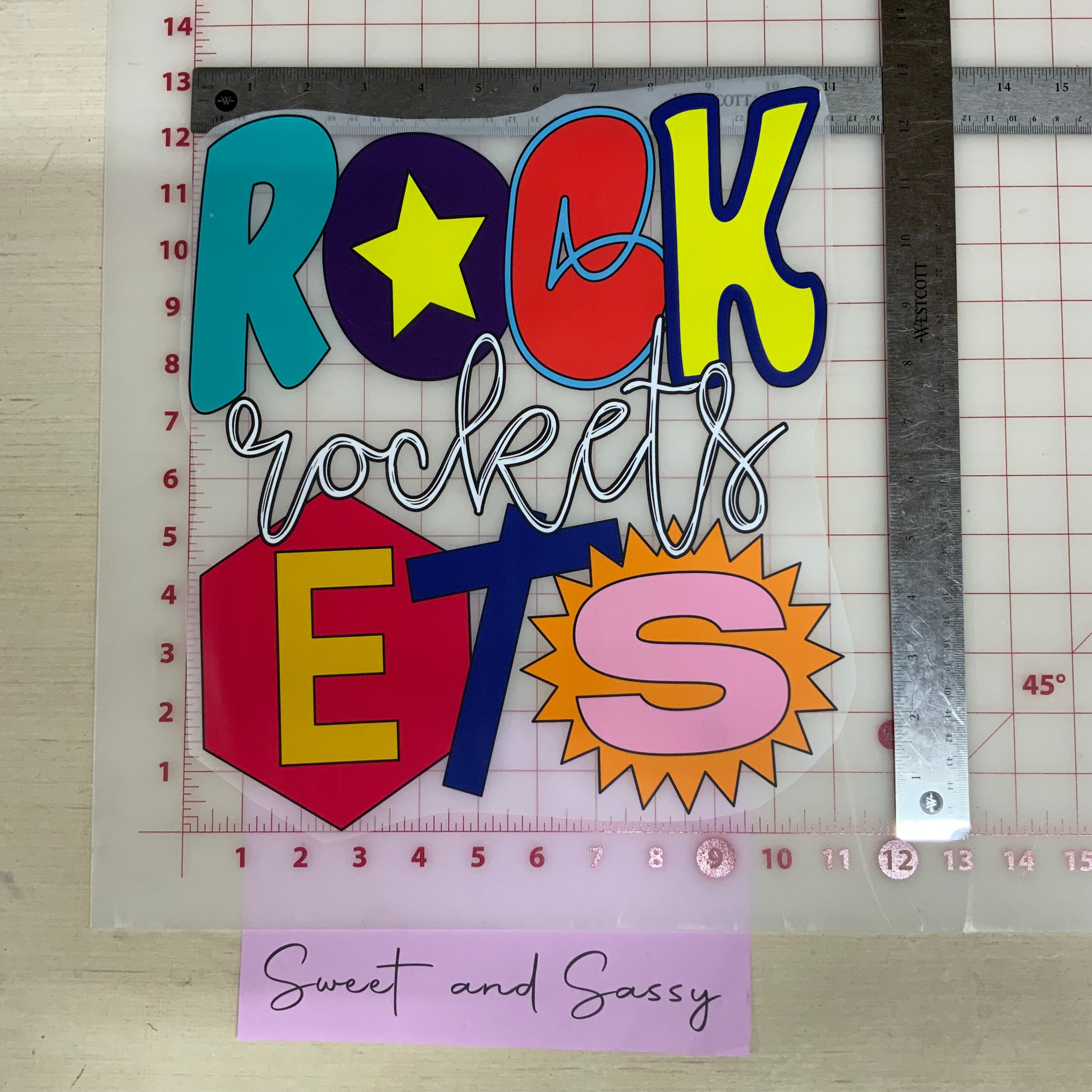 Rockets Funky & Fun DTF Transfer – Sweet and Sassy Store