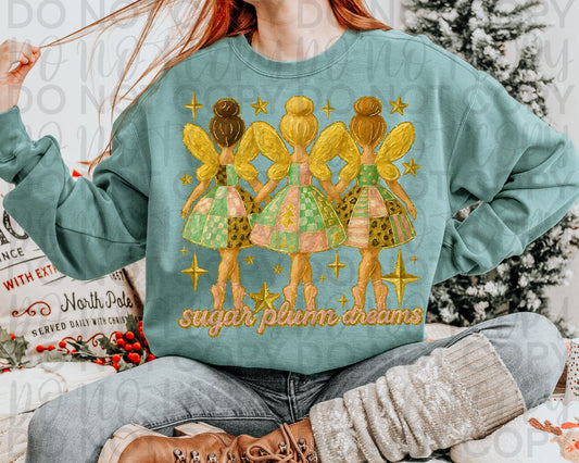 Sugar Plum Dreams DTF Transfer Design SS