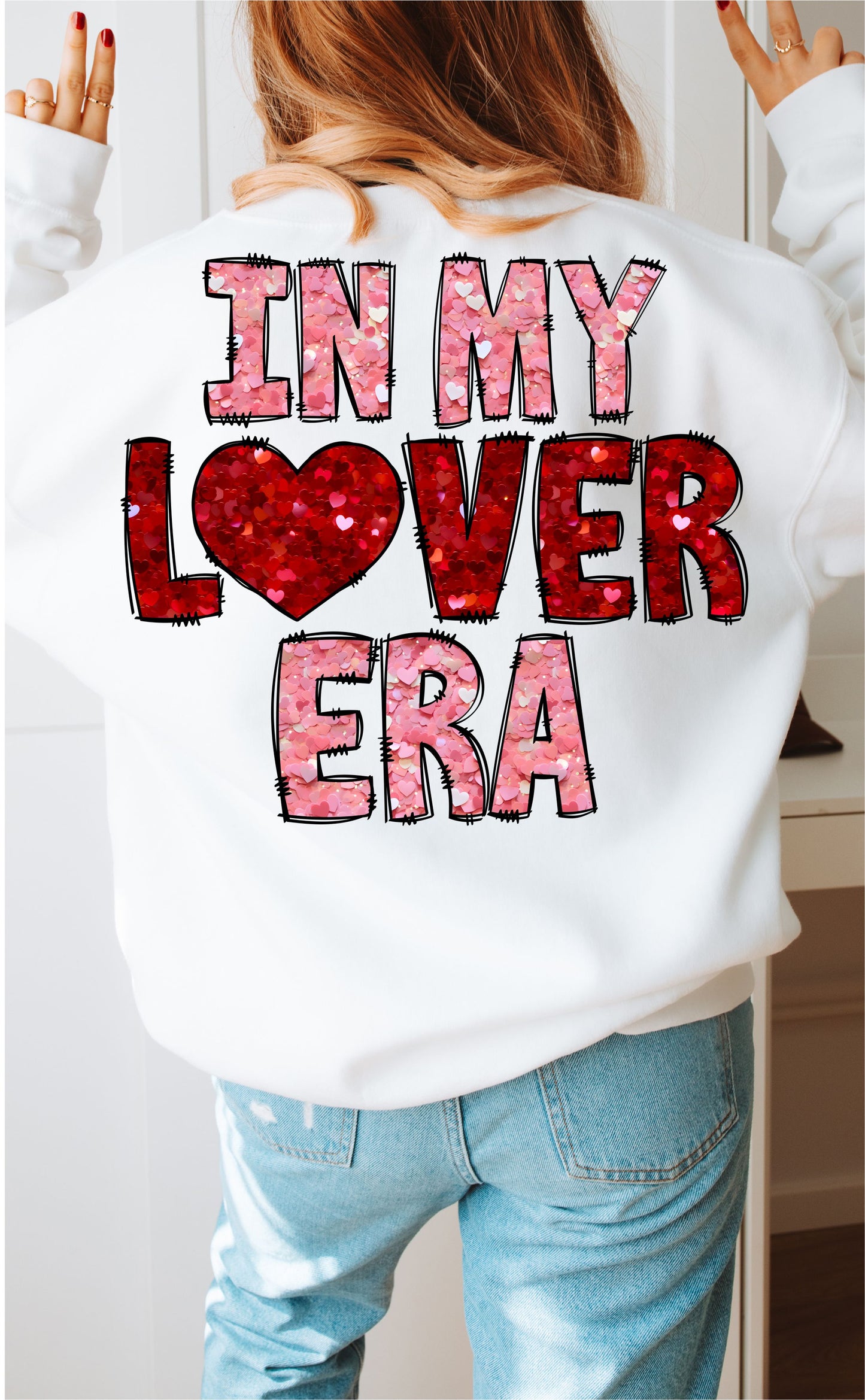 In My Lover Era Faux Sequins DTF Transfer Design ozan