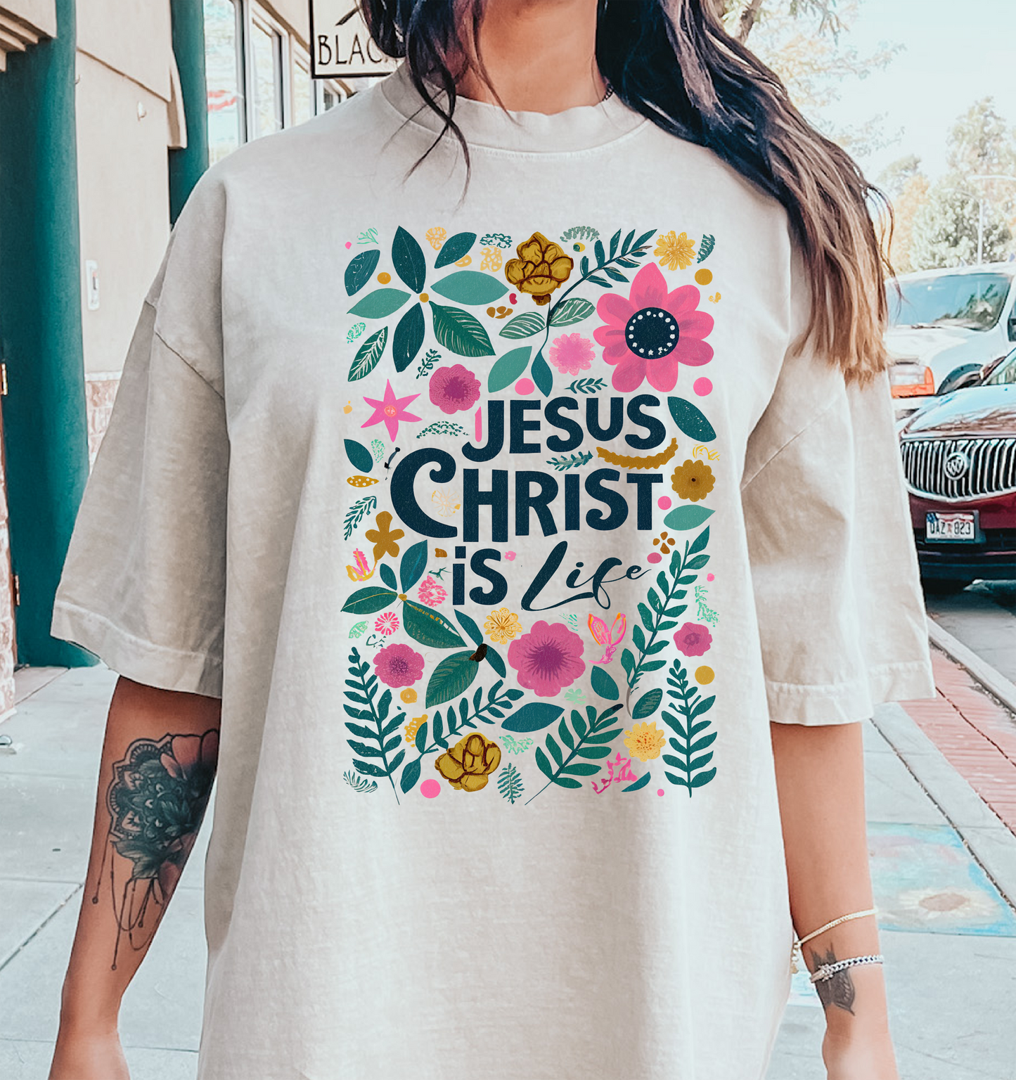 Jesus Christ is life DTF Transfer Design