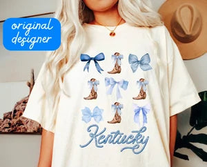 Kentucky rope with boots and bows DTF Transfer Design
