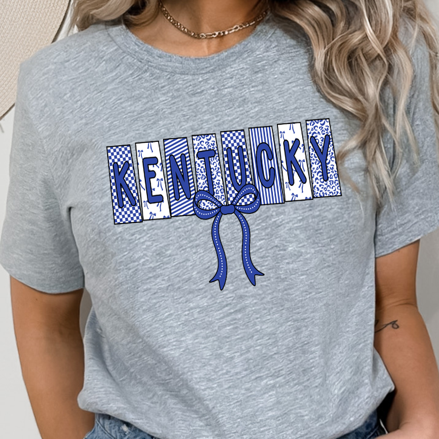 kentucky stamps with bow DTF Transfer Design
