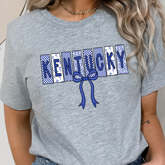 kentucky stamps with bow DTF Transfer Design