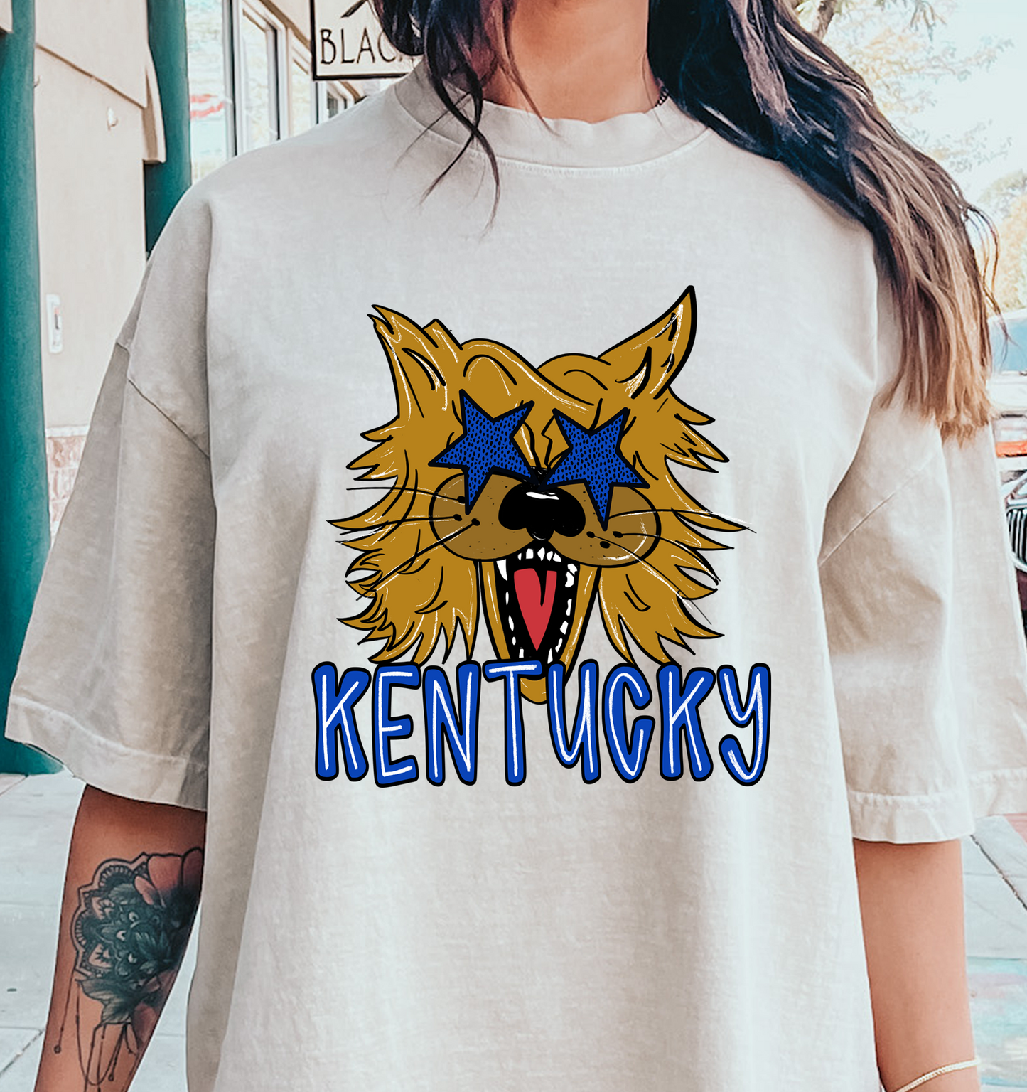 kentucky star eyes DTF Transfer Design