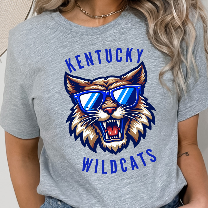 KENTUCKY wildcats glasses  DTF Transfer Design