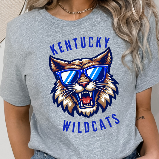 KENTUCKY wildcats glasses  DTF Transfer Design