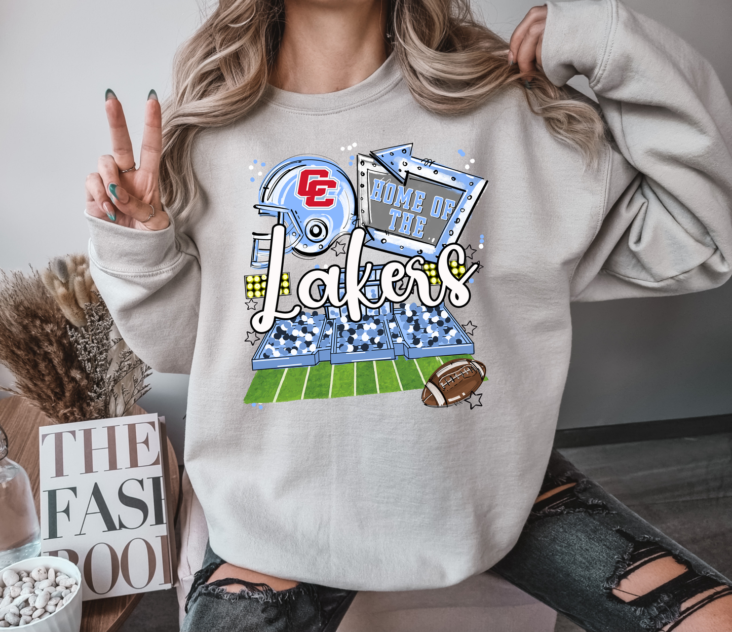 Home of the Mascot Football DTF Transfer Design