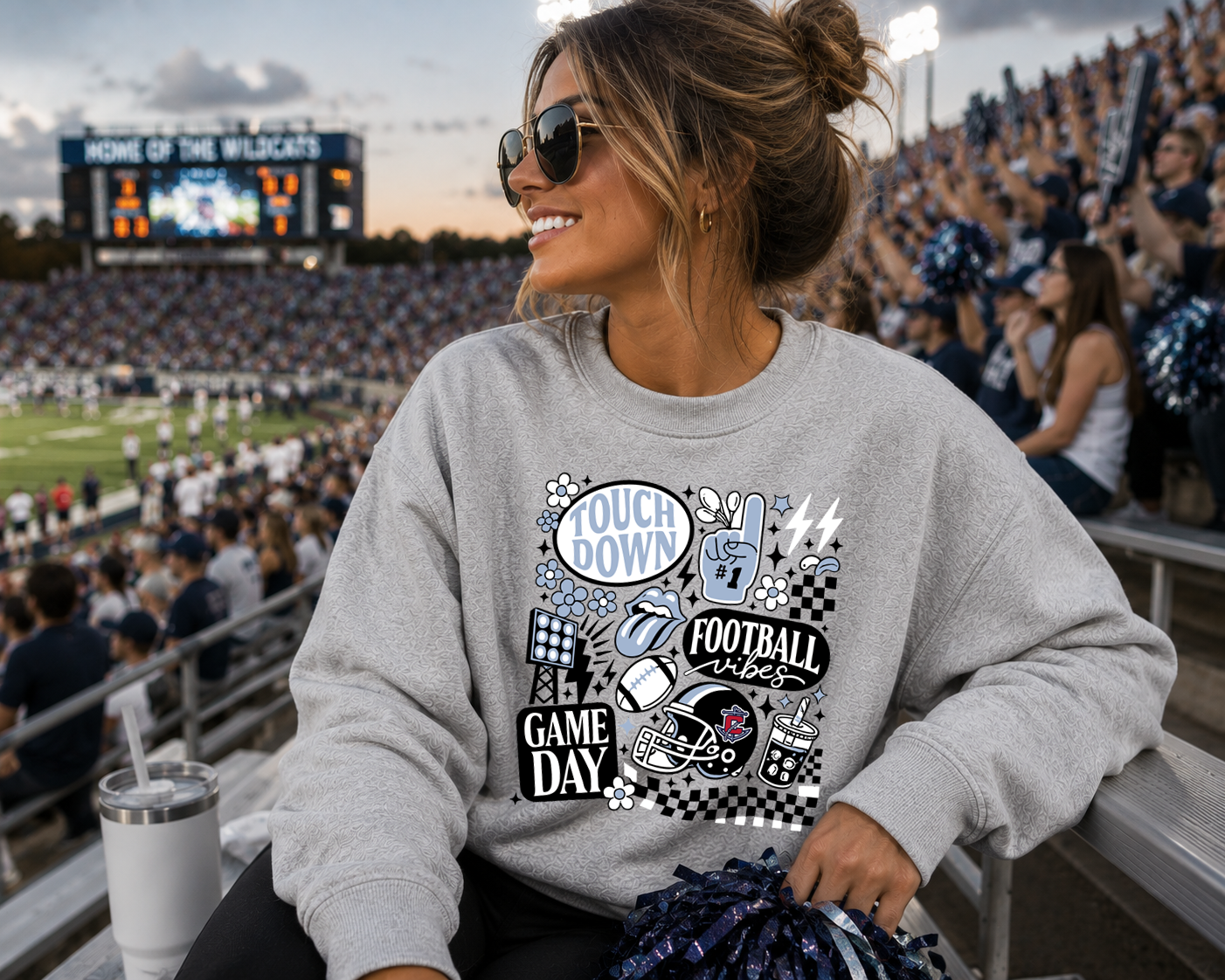 Mascot Football Vibes DTF Transfer