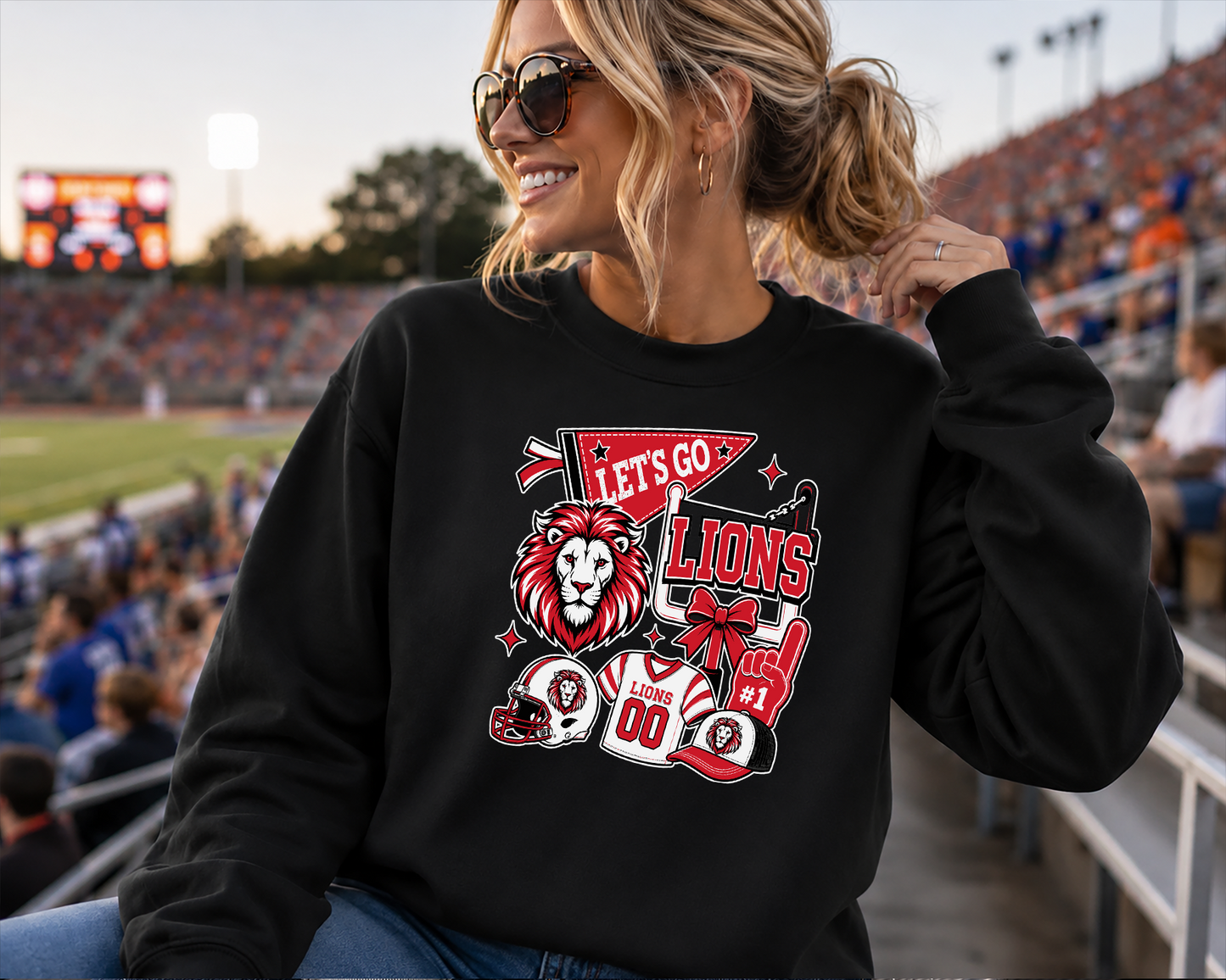 Mascot sideline spirits DTF Transfer