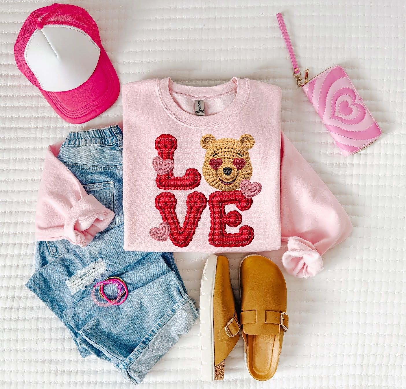 love bear yarn  DTF Transfer Design