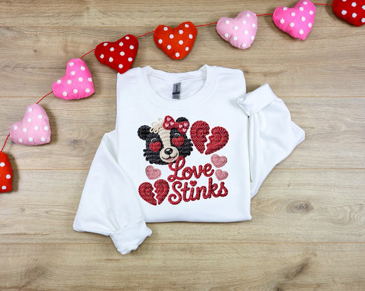 love stinks DTF Transfer Design