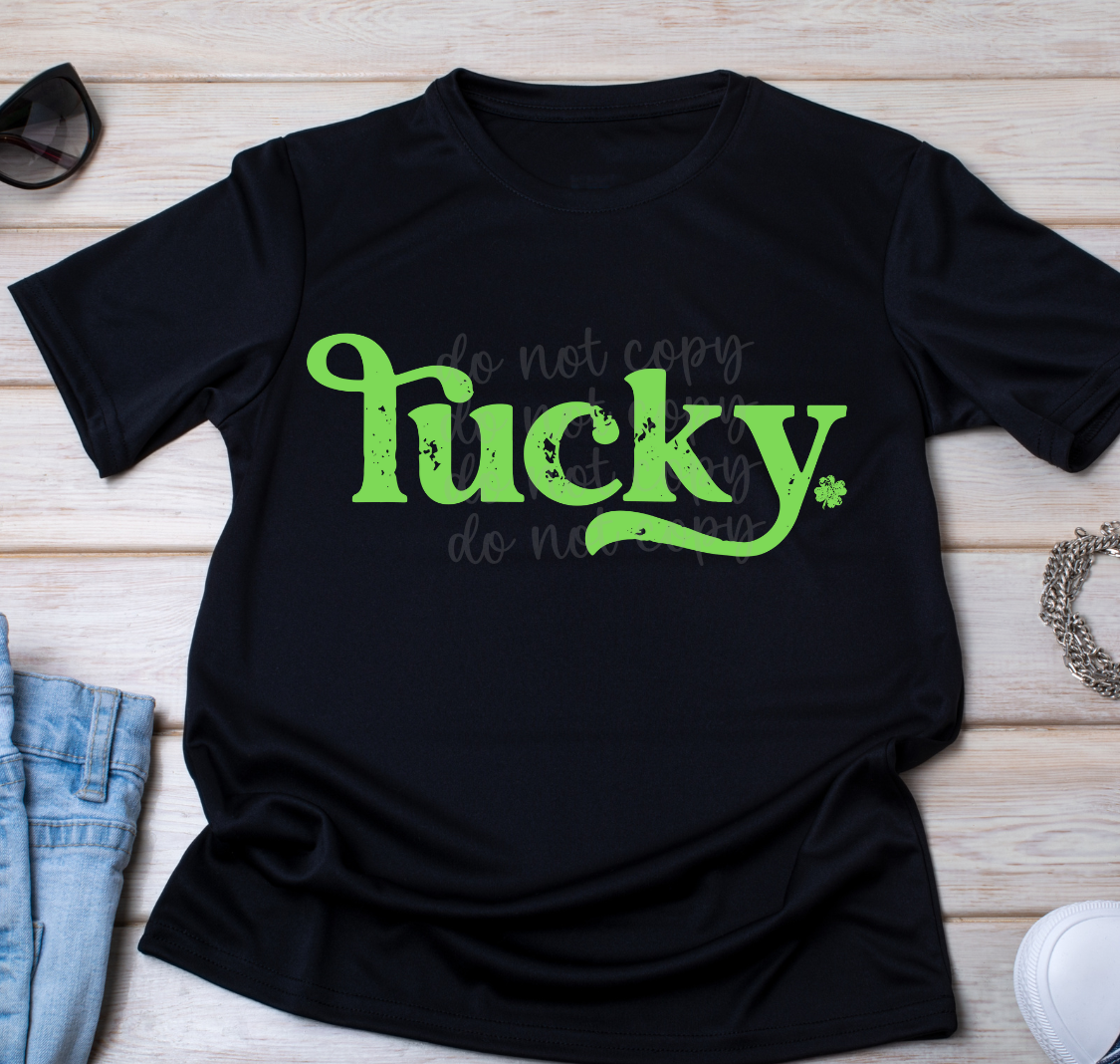 Lucky DTF Transfer Design