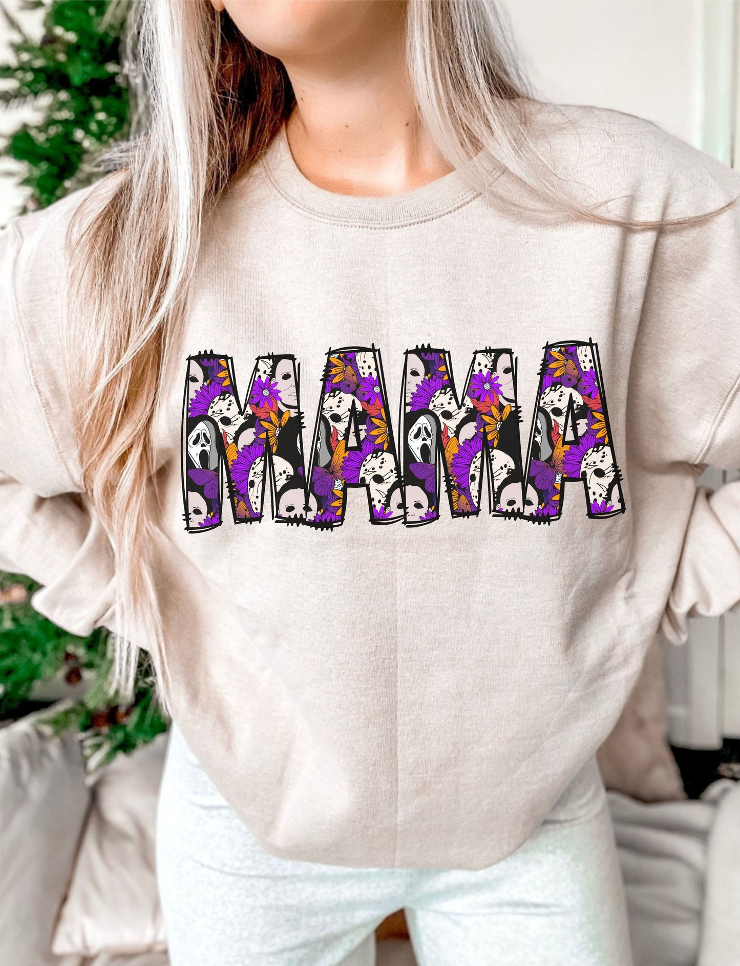 Mama Horror Characters DTF Transfer Design
