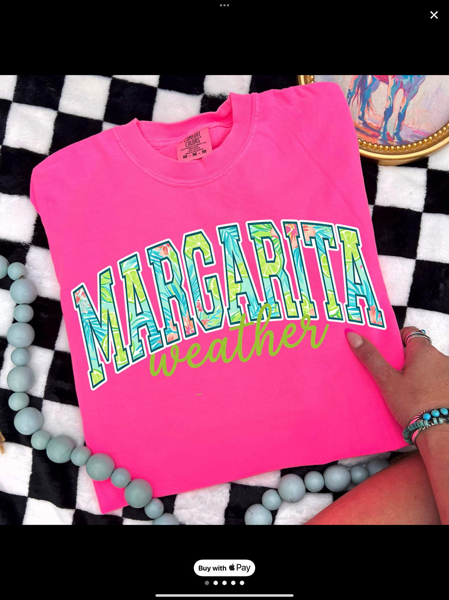 margarita weather floral DTF Transfer Design