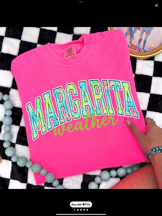 margarita weather floral DTF Transfer Design