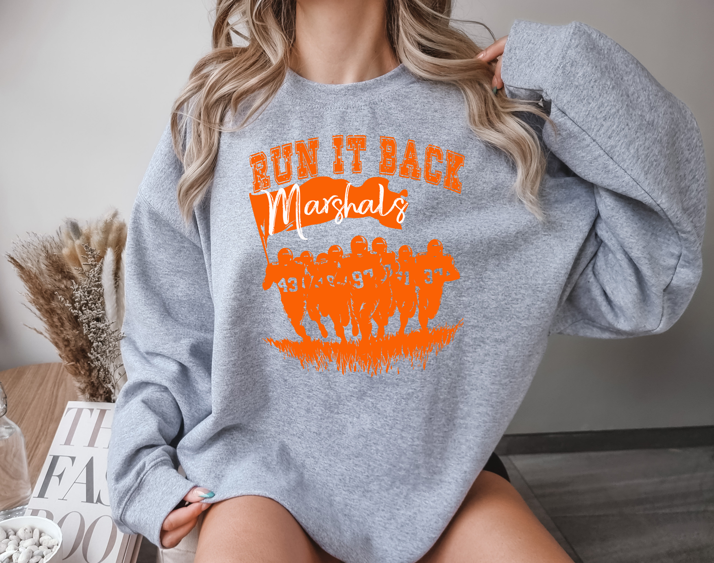 Run it Back Football Mascots DTF Transfer Design