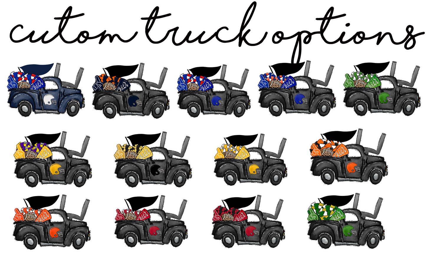 HOCO Truck Mascot Custom MOCKUP Only