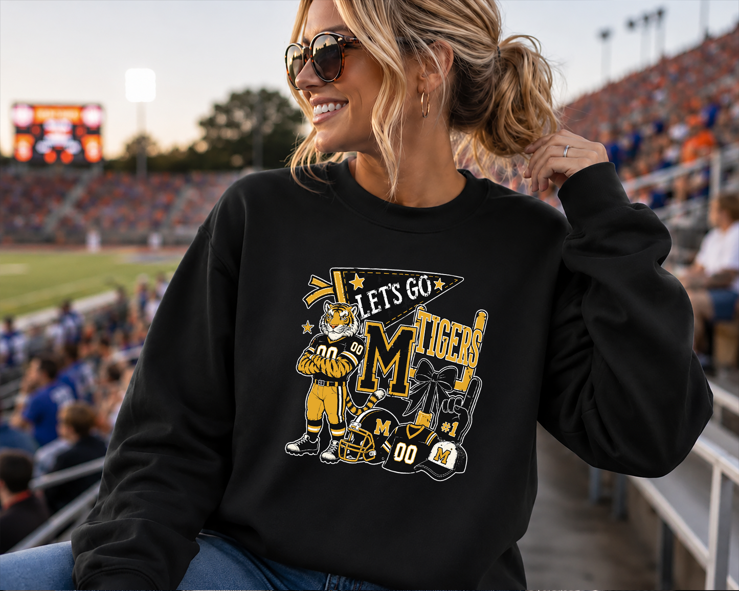 Mascot sideline spirits DTF Transfer