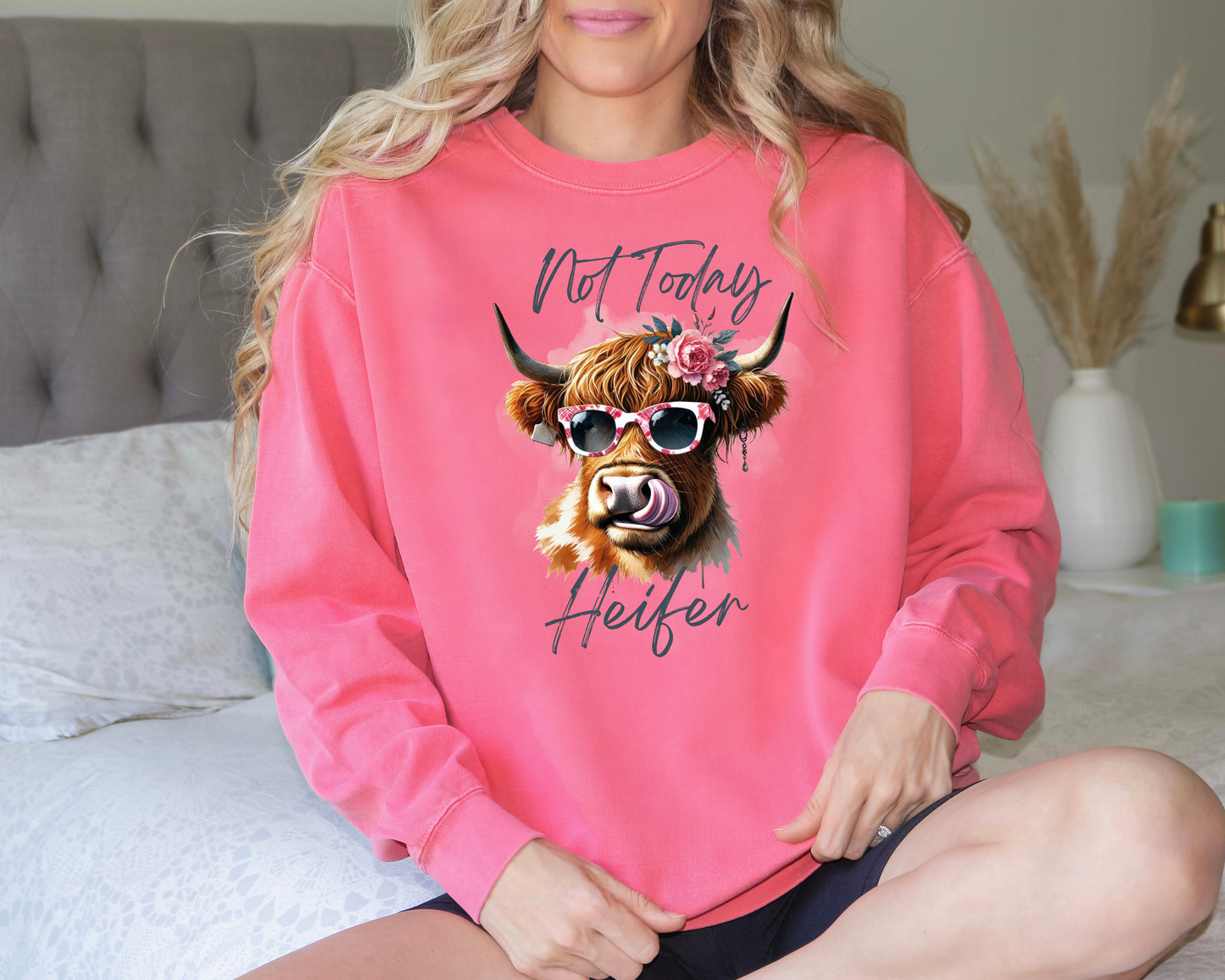 Not today heifer DTF Transfer Design