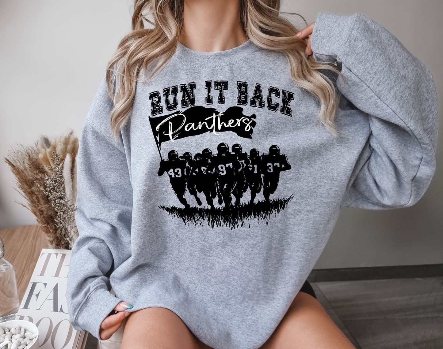 Run it Back Football Mascots DTF Transfer Design