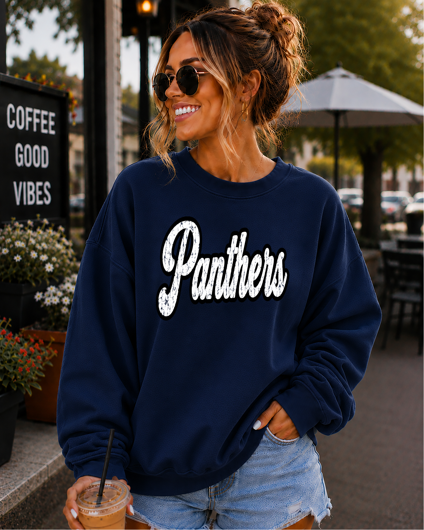 Mascot varsity script distressed DTF Transfer