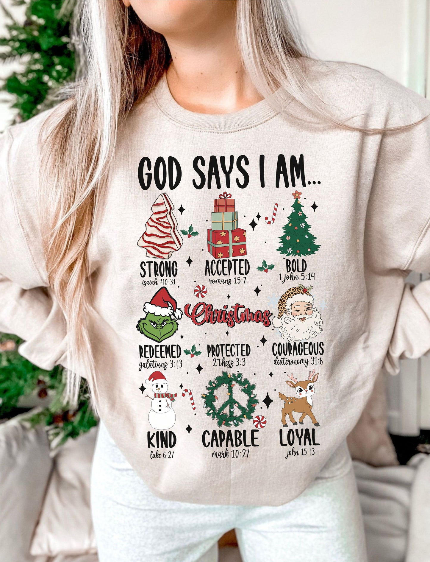 God says I am Grinch edition DTF Transfer Design