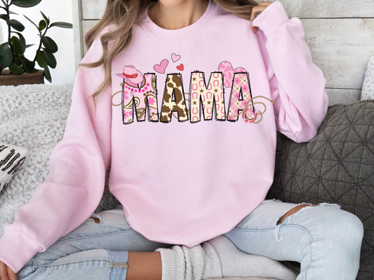 Mama and Mini cowgirl DTF Transfer Design