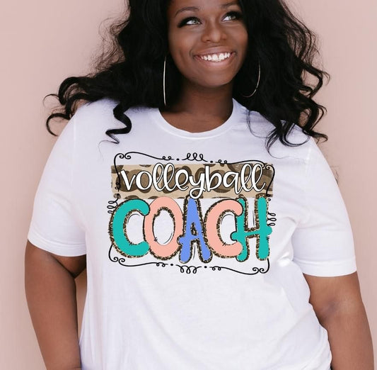 Volleyball Coach DTF Transfer Design Bev