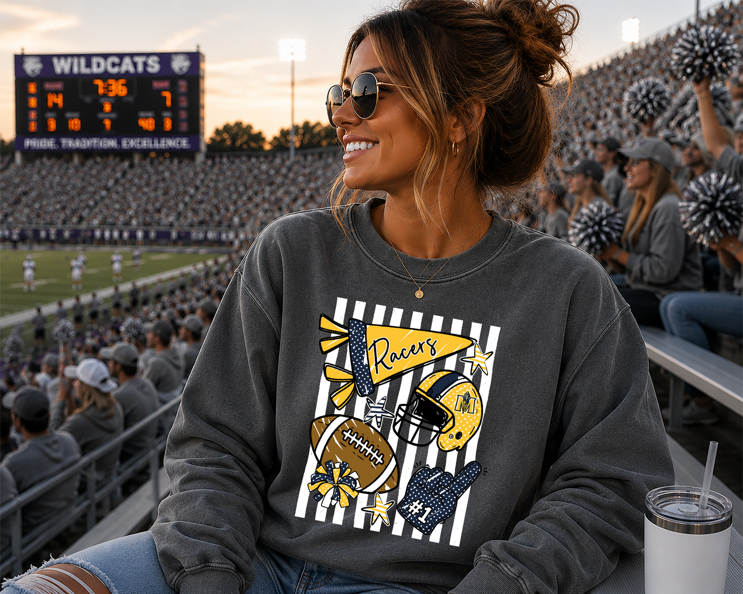 Mascot Friday Night Favorites football DTF Transfer
