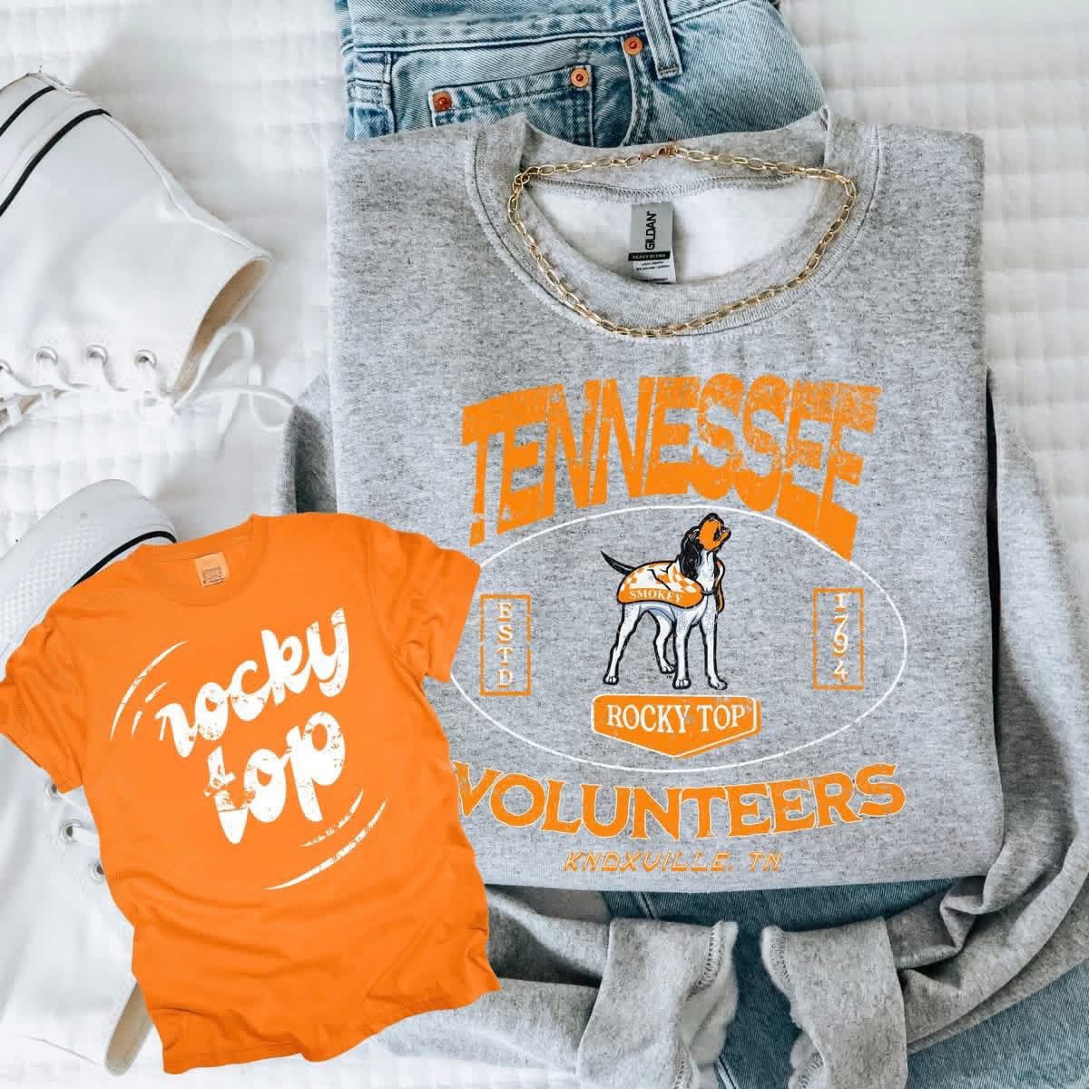 Tennessee volunteer rocky top grunge DTF Transfer Design