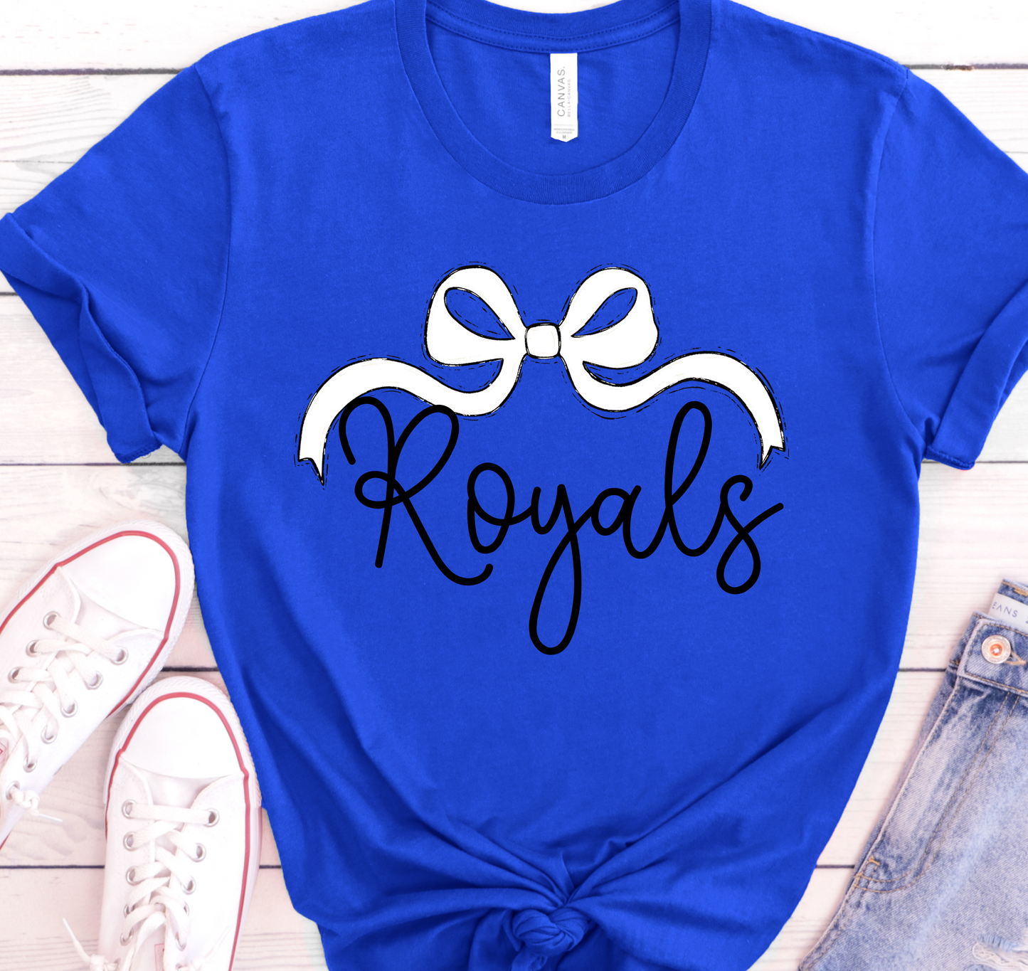 Royals bow DTF Transfer Design