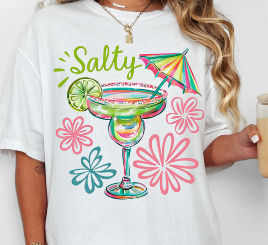 salty margarita DTF Transfer Design