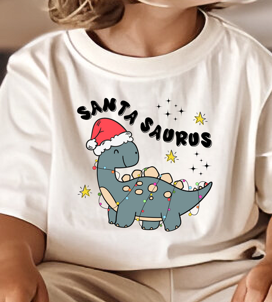 Santa Saurus DTF Transfer Design