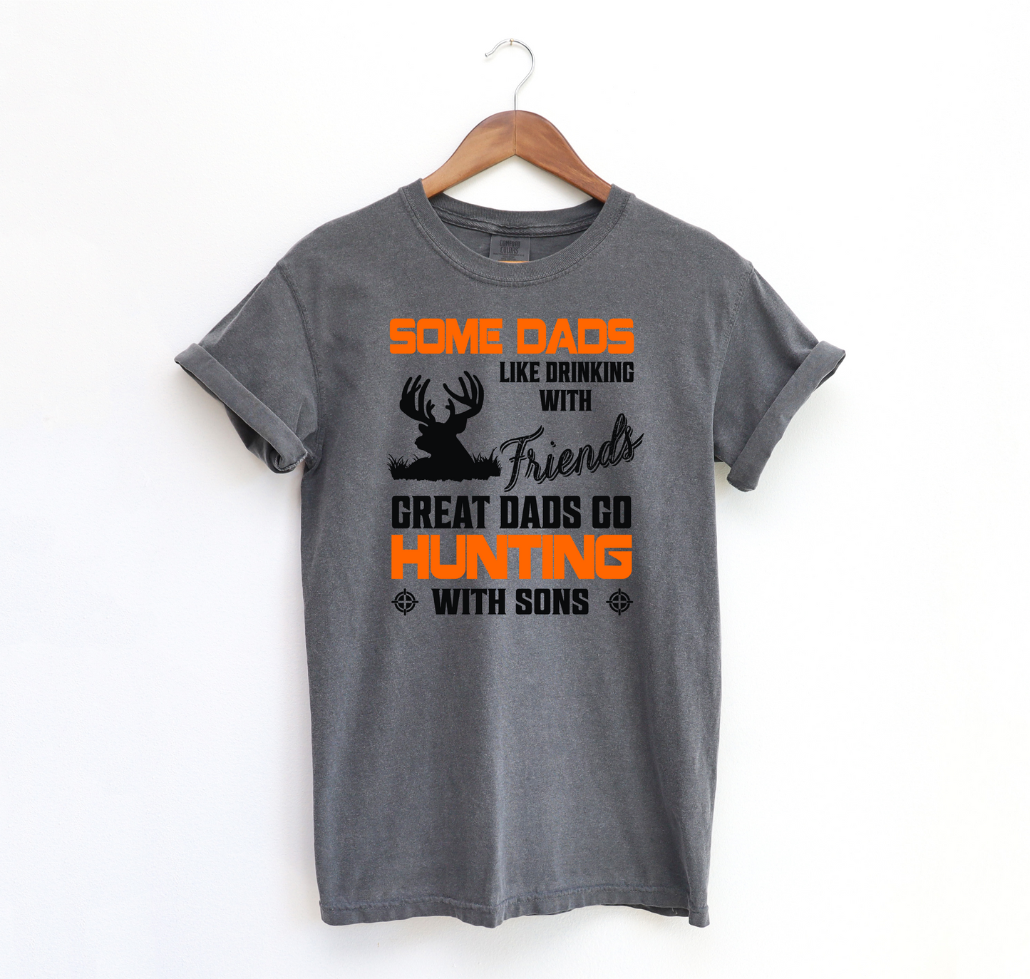 Some Dads like drinking with friends Great Dads go hunting with sons DTF Transfer Design