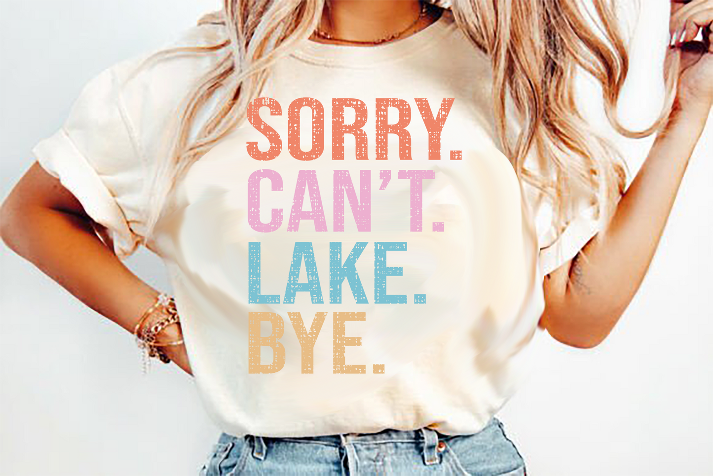 sorry cant lake bye  DTF Transfer Design