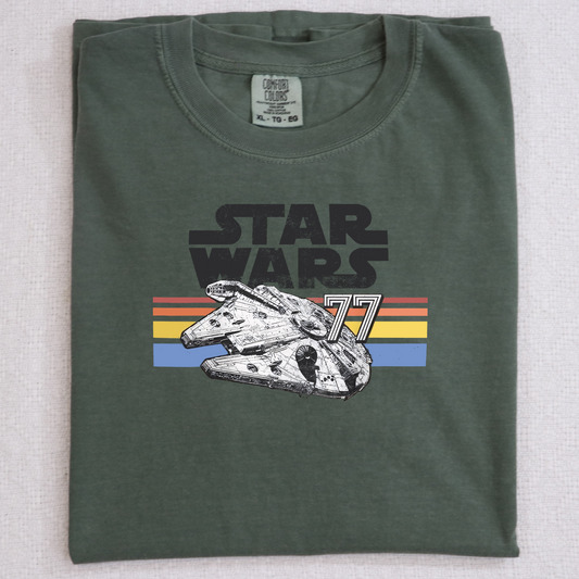 star war 77 grunge  DTF Transfer Design