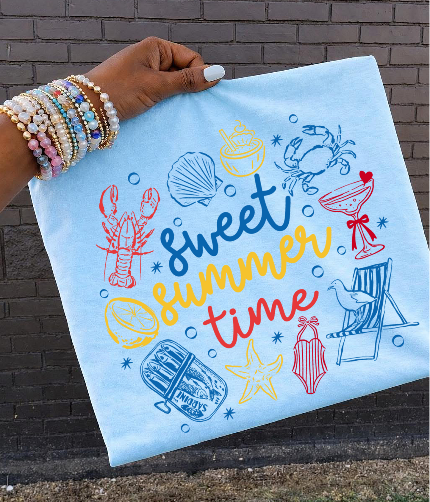 Sweet Summer time doodle DTF Transfer Design