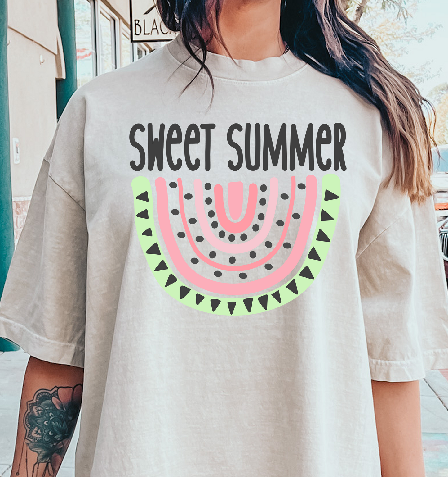 sweet summer watermelon DTF Transfer Design
