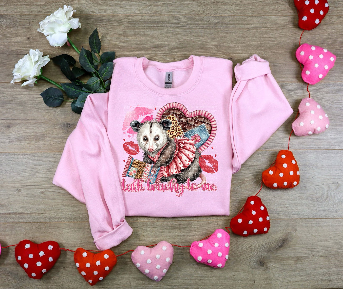 talk trashy to me  DTF Transfer Design