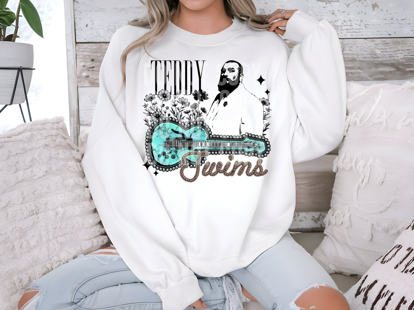 teddy swims DTF Transfer Design