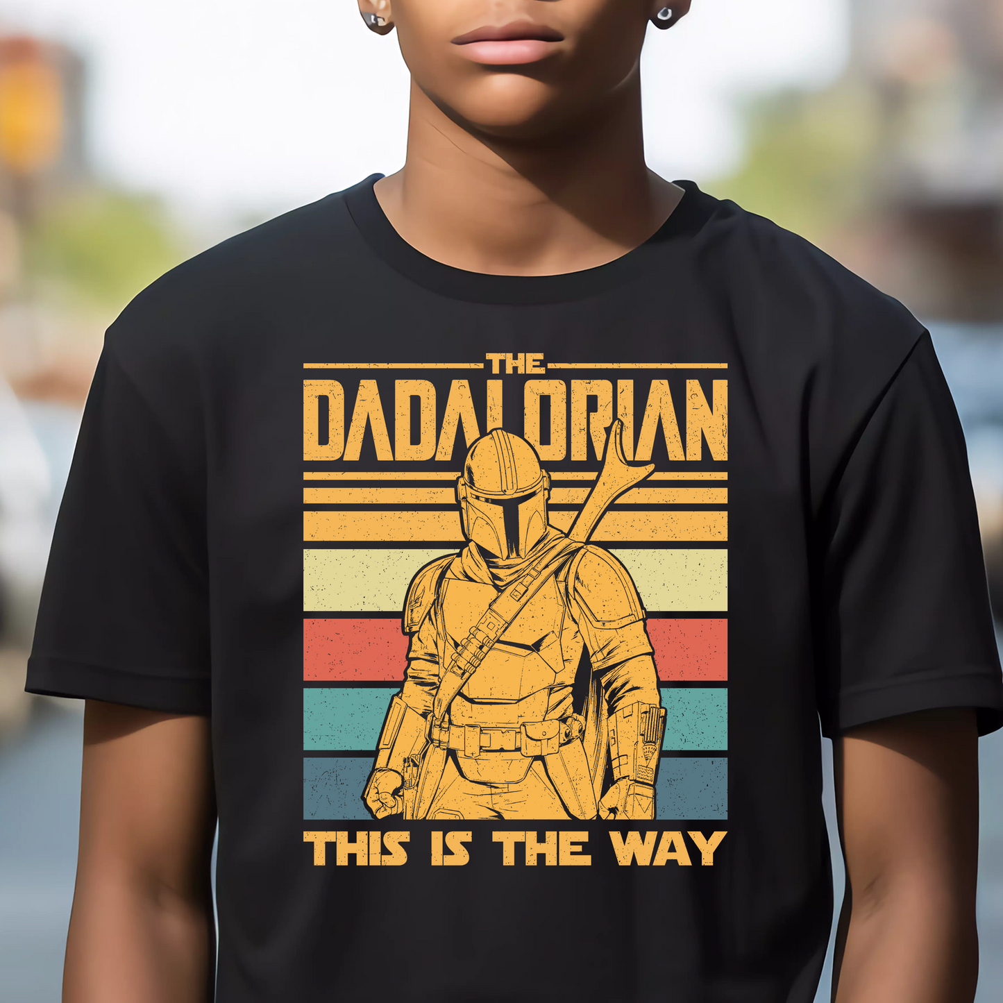the dadalorian Star Wars DTF Transfer Design