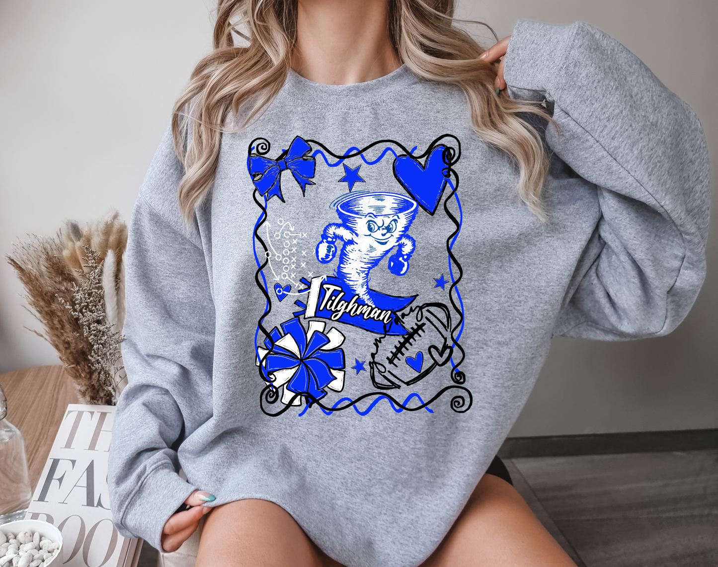 Football Mascot Collage DTF Transfer Design
