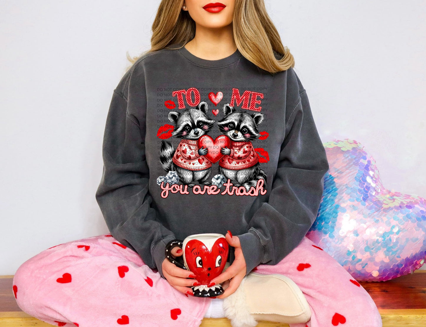 to me you are trash   DTF Transfer Design