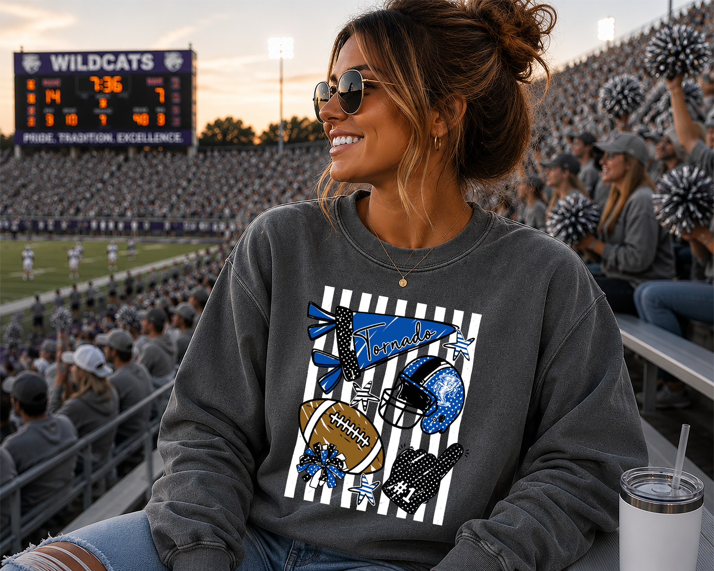 Mascot Friday Night Favorites football DTF Transfer