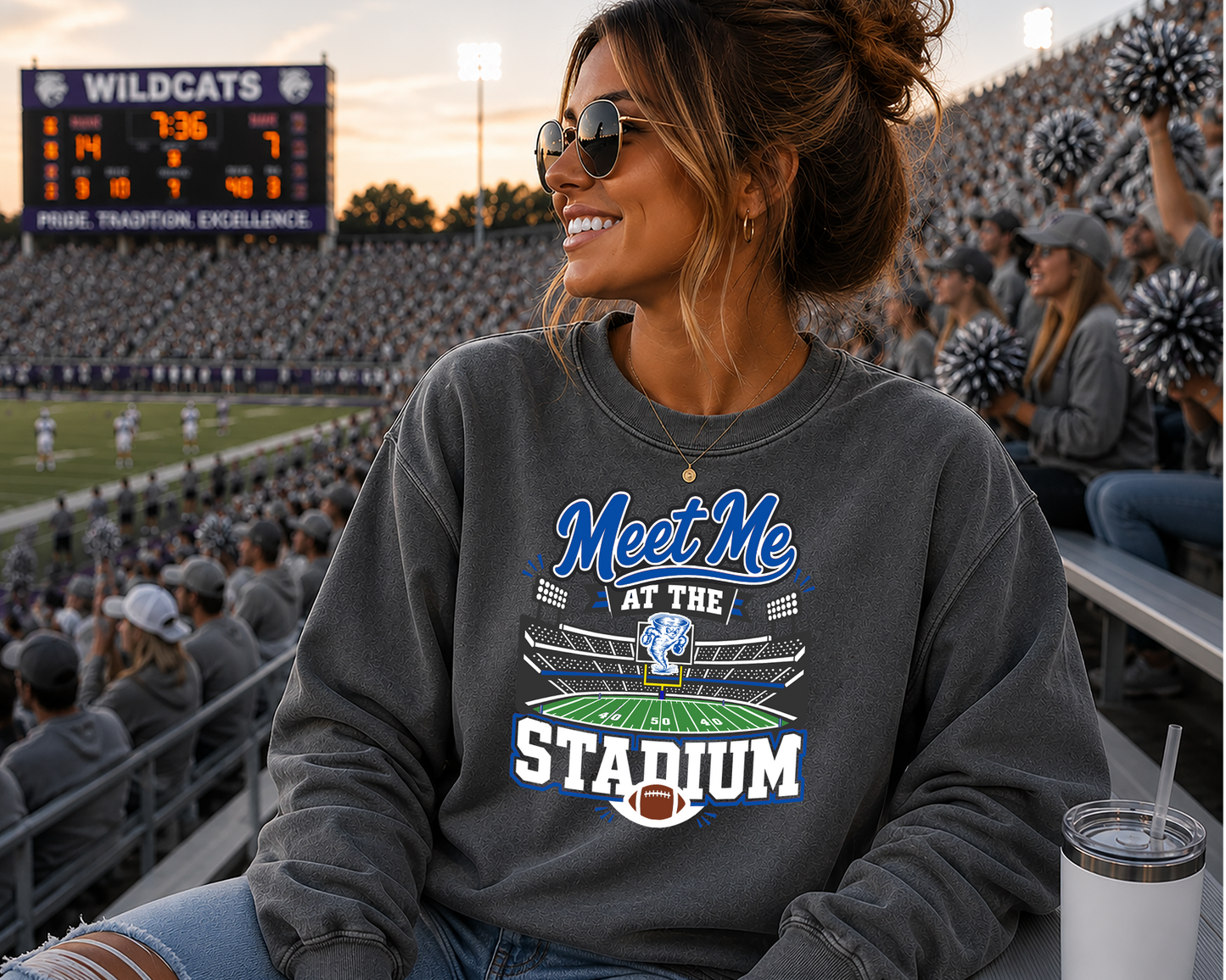 Mascot Meet Me at the Stadium DTF Transfer