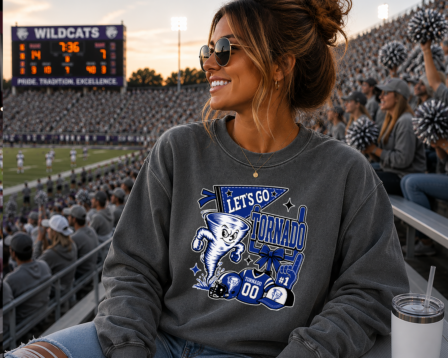 Mascot sideline spirits DTF Transfer