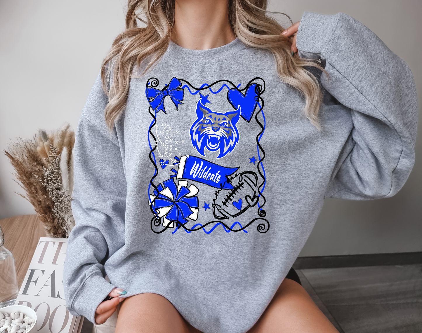 Football Mascot Collage DTF Transfer Design