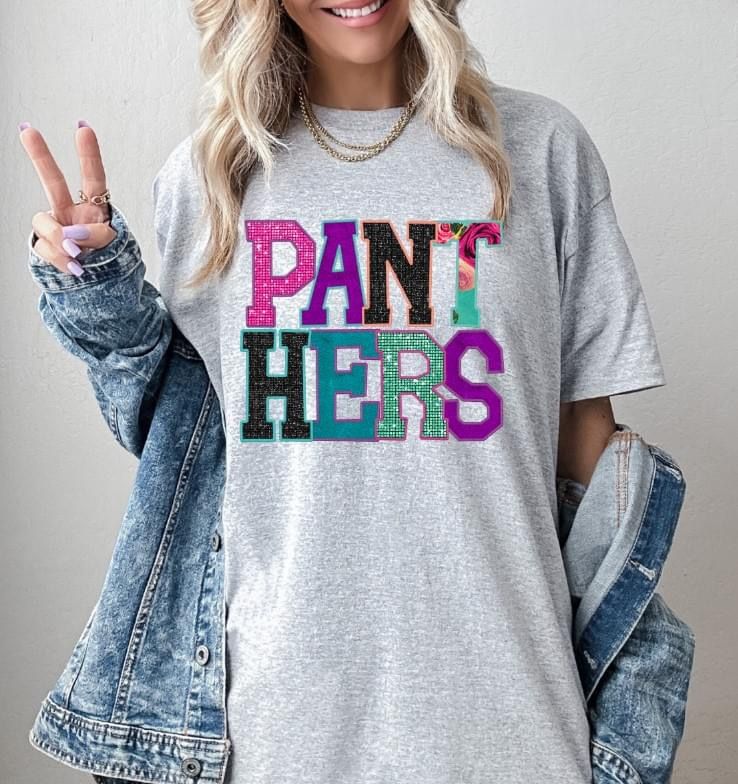 Panthers DTF Transfer Design Bev