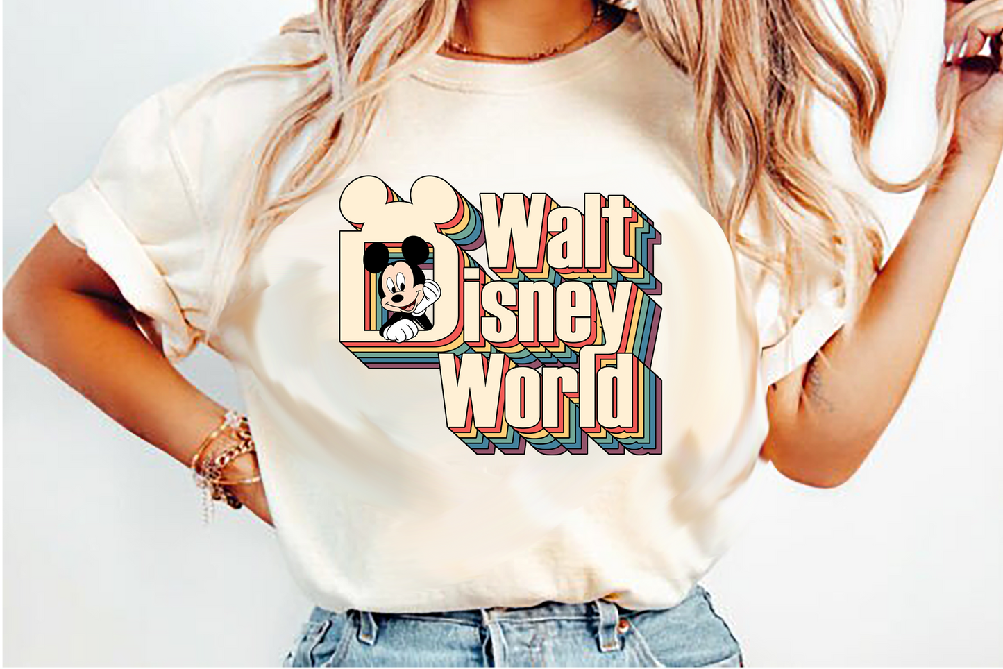walt disney world Mickey 2 DTF Transfer Design